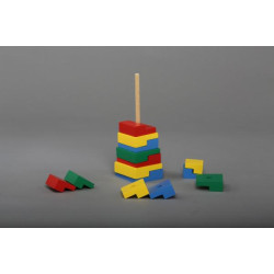 Пірамідка Головоломка 14 елементів, Komarovtoys (A 334)