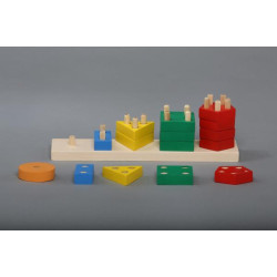Пирамидка геометрическая  Счет, Komarovtoys (A 337)