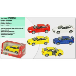 Машина метал. "Kinsmart" "Mitsubishi Lancer Evolution X", кор. 16*8,5*7,5см
