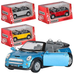 Машина метал. "Kinsmart" "Mini Cooper S Convertible", кор. 16*8,5*7,5см