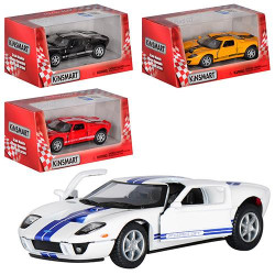 Машина метал. "Kinsmart" "2006 Ford GT", в кор. 16*8,5*7,5см