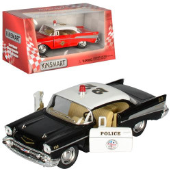 Машина метал. "Kinsmart" "Chevrolet Corvette Fire Chiff 1957", 1:40, в кор. 16*8,5*7,5см
