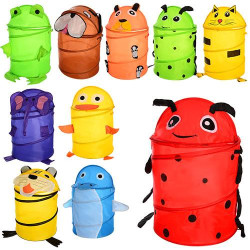 Кошик для іграшок, тварини, буд.42 см., висота 51/70 см., дах-липучка, мікс видів AToys (M0282)