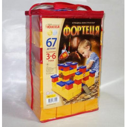 Конструктор "Фортеця" 67 дет., в пак. 55*31*23см, ТМ Юника, Украина