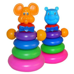 Пірамідка "Мишка", 17,5*17,5*30см, ТМ M-toys, Україна