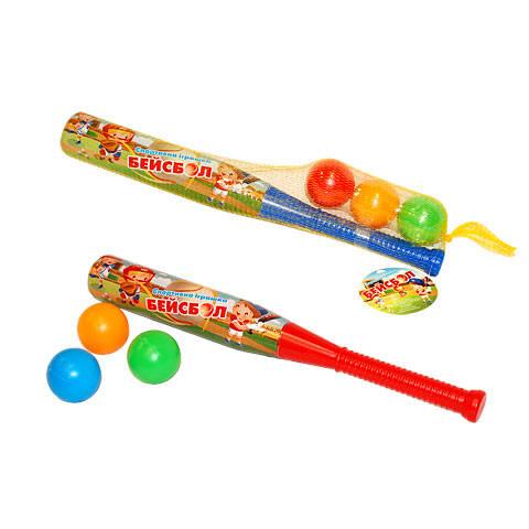 Бейсбол, в сетке 56*9*6см, ТМ M-toys, Украина 