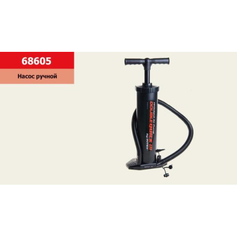 Насос ручной, сред. 37см, напольный, в кор. 35,5*19*12см, INTEX 