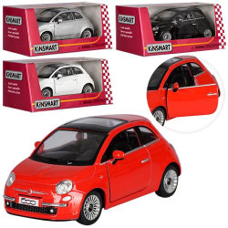 Машина метал. "Kinsmart" "Fiat 500", 1:28, в кор. 16*8,5*7,5см