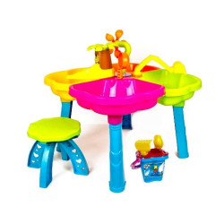 Песочный столик с набором, стульчиком, кор. 60*34*17см, ТМ KINDER WAY, Украина, арт: 01-121