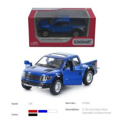 Машина метал. "Kinsmart" "Ford F-150 SVT Raptor S", инерц., 1:32, в кор. 16*8*7см