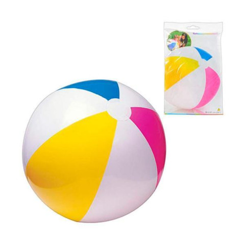 М'яч різнокольоровий 61см, пак.30*16см, INTEX 