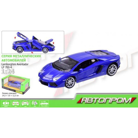 Машина АВТОПРОМ Lamborghini Aventador LP700-4 (68254A)