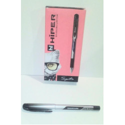 Ручка гелева Hiper Signature, 0,6 мм, чорна, ЦІНА ЗА УП. 10ШТ, в кор. 15*6*2см, ТМ Hiper, арт: HG-105