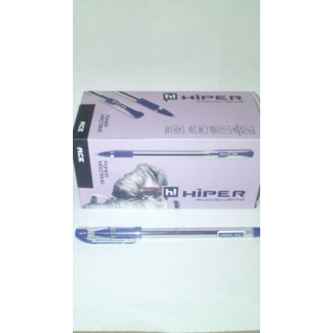 Ручка маслянная Hiper Ace, 0.7мм, фиолетовая  цена за уп., в уп.50шт.