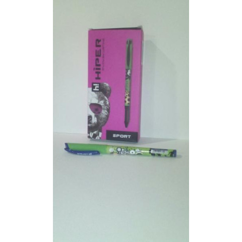 Ручка масляна Hiper Sport, 0,7 мм, синя, ЦІНА ЗА УП. 10ШТ, в кор. 15*7*2см, арт: 973774-tp