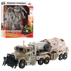 Трансформер Праймбот, робот 17см, військовий трейлер, кор. 27*22*10см, ст: H604/8110