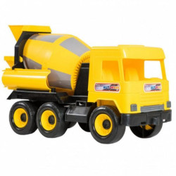 Машина "Middle truck" бетономешалка City, желтый Wader (39493)