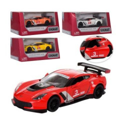 Машина метал. "Kinsmart", "2016 Corvette C7.R Race Car", инерц., откр. двери, 4 цвета, в кор. 16*8*7,5см