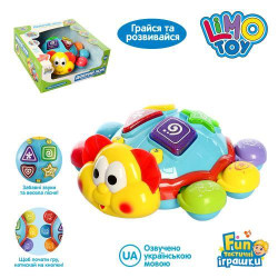 Музичний Жук, 19см, навч (колір, тварин) LIMO TOY, танцює, муз, звук (укр), св, на бат-ці, в кор. 25-25-10см  арт: 7013UA
