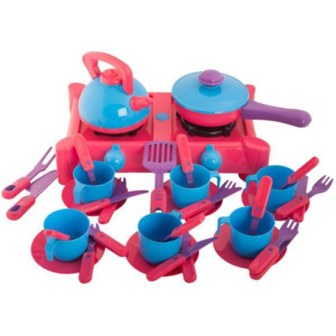 Плита с посудой, пак. 30*17*18,5см, ТМ KINDER WAY, Украина