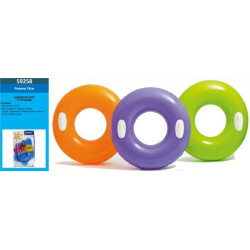 Коло однотонне з ручками, 76см, пак. 30*16см, INTEX 