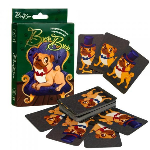 Карточная игра «Вуф Вуф», украинский, в кор. 14*9,3*2,2см, ТМ Стратег, Украина