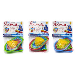 Набор "Яхты" 3в1 3шт плавающие, комн. 25*14*5см, ТМ MAXIMUS, Украина.