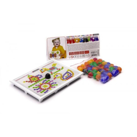 Мозаїка для маленьких половинка 50 елементів, кор. 22*16см, ТМ MAXIMUS, Україна