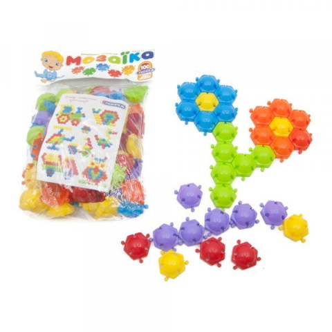 Мозаїка-пазл 100 елементів, пак. 33*25*9см, ТМ MAXIMUS, Україна