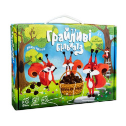 Настольная игра "Игривые бельчата" на украинском, в кор. 27,7*18,3*5,8см, ТМ Стратег, Украина