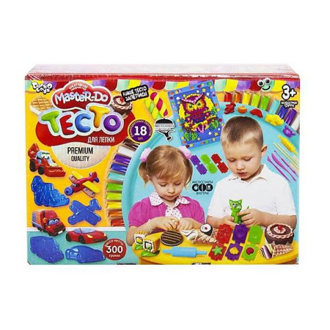 Тесто для лепки «Master Do» 18 цветов по 20г, в кор. 3,3*28*19,4см