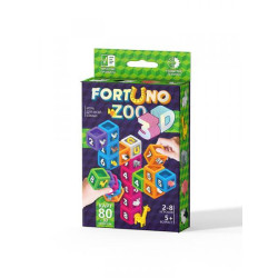 Игра настольная развлекательная "Fortuno ZOO 3D", украинская