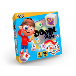 Игра настольная развлекательная "Doobl Image Cubes", украинская