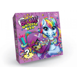 Набор для творчества Сюрприз Boom! Unicorn Box, укр., в коробке 18х18х4см, Danko Toys (BUB-01-01U)