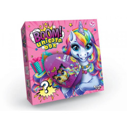 Набір для творчості Сюрприз Boom! Unicorn Box, рус., в коробці 18х18х4см, Danko Toys (BUB-01-01)