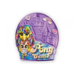 Набор для творчества Сюрприз Pony Castle, укр., в коробке 27х25х12см, Danko Toys (BPS-01-01U)