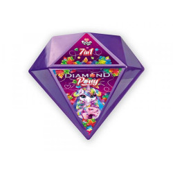 Набор для творчества Сюрприз Diamond Pony, рус., в пластиковом кристале 19х22х14см, Danko Toys (BPS-01-03)