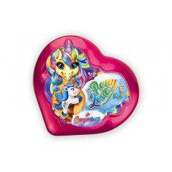 Набор для творчества Сюрприз Pony Love, укр., в пластиковом сердце, Danko Toys (BPS-01-02U)