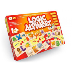 Пазли-асоціації "Logic Alphabet" анг/рус, в кор. 28*19*3см