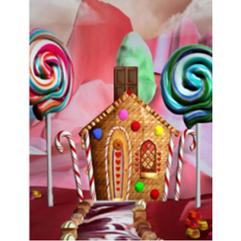 Алмазна мозаїка  Абстракція. Солодка мрія, 30х40см, флуоресцентна, полотно без підрамника, Dreamtoys (AG0003)