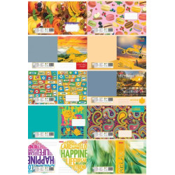 Зошит 24 ноя. линия с ГЛИТЕРНЫМ покрытием, ТМ Фемили Лайн, ЦЕНА ЗА УП. 20ШТ (20/400 )