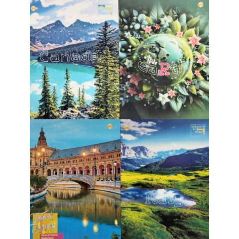 Зошит канцелярський А4, 48л, лінія, ТМ Тетрада, Україна арт: ТЕ459450