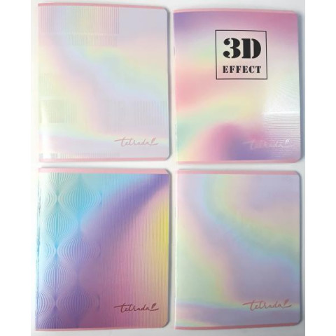 Зошит 48 аркушів клітинкаТетрада Фемілі Лайн 3D Effect, ЦІНА ЗА УП. 10ШТ, ТМ Тетрада, Україна