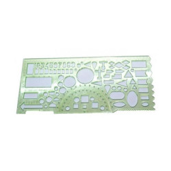 Линейка офицерская 20см, прозрачный пластик, ТМ Колорит, Украина, арт: 597013