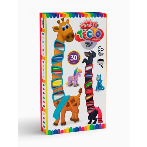 Тесто для лепки «Master Do», 30 цветов, русский 