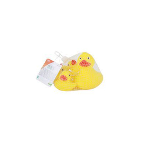 Іграшка дитяча для купання, каченята 4шт, в сітці 9*12см, ТМ AKUKU, Польща