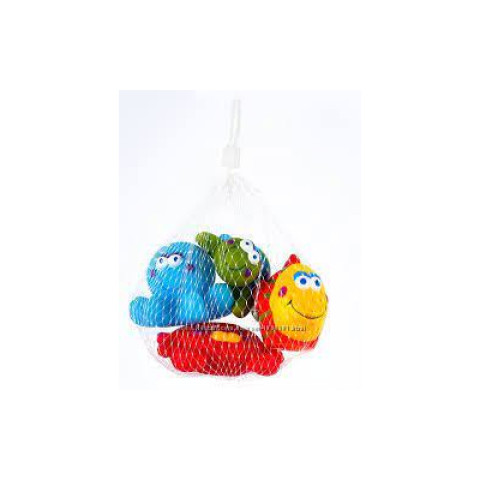 Игрушка детская  для купания, океан 4шт, в сетке 11см, ТМ AKUKU, Польша