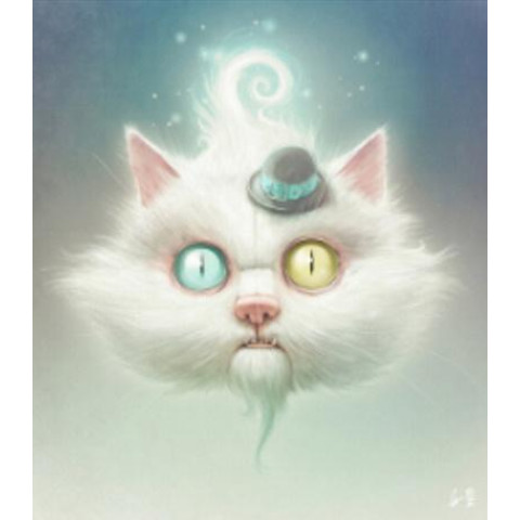 Алмазна мозаїка  Супергерої. Кіт у капелюсі, 30х40см, полотно на підрамнику, Dreamtoys (H8752)