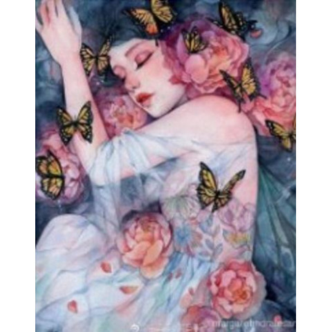 Алмазна мозаїка  Люди. Спляча красуня, 30х40см, полотно на підрамнику, Dreamtoys (H9104)