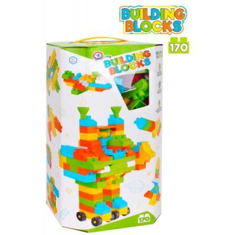 Конструктор BUILDING BLOCKS, 170 под., Кор. 38*19*20см, ТМ Технок, Україна